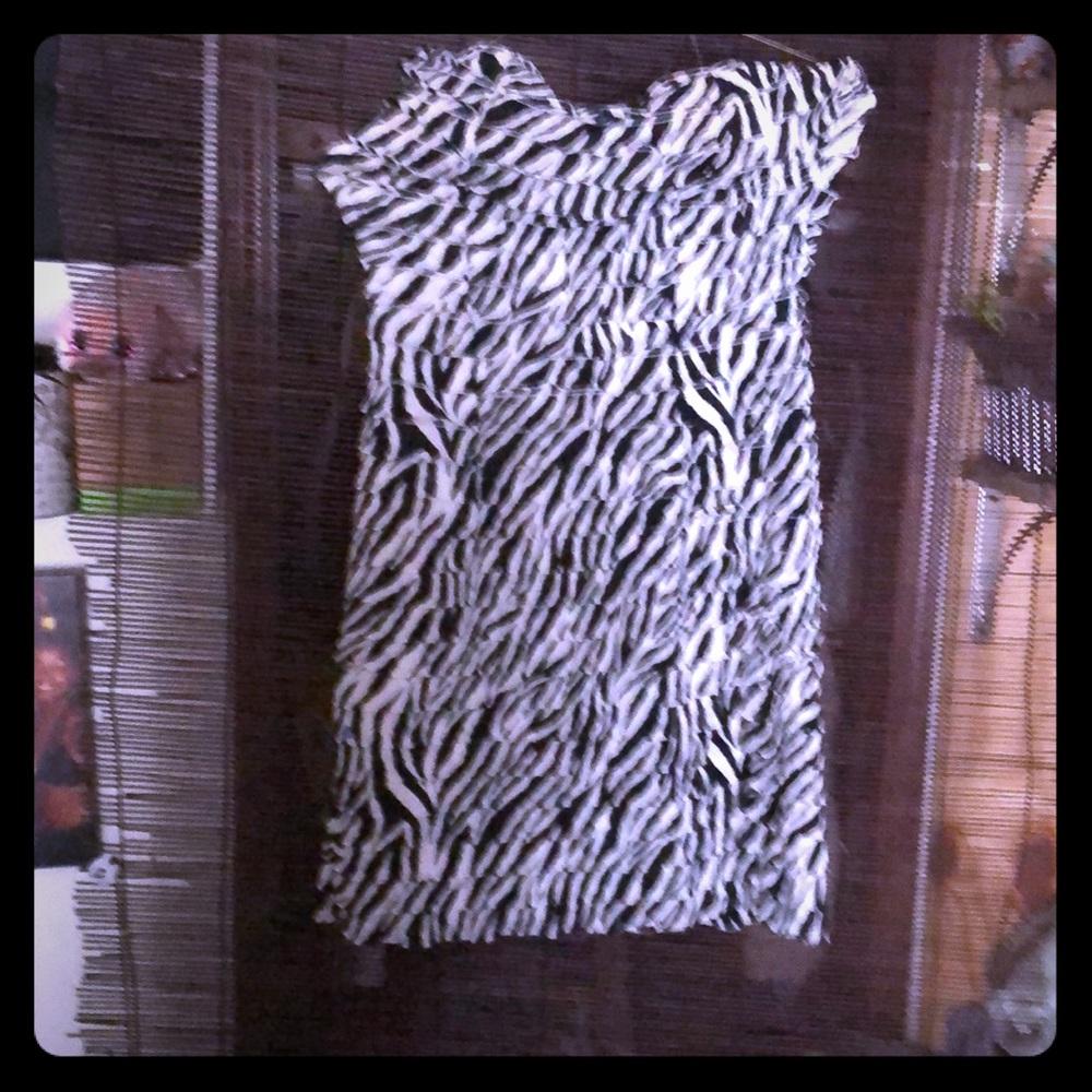 Zebra dress Med